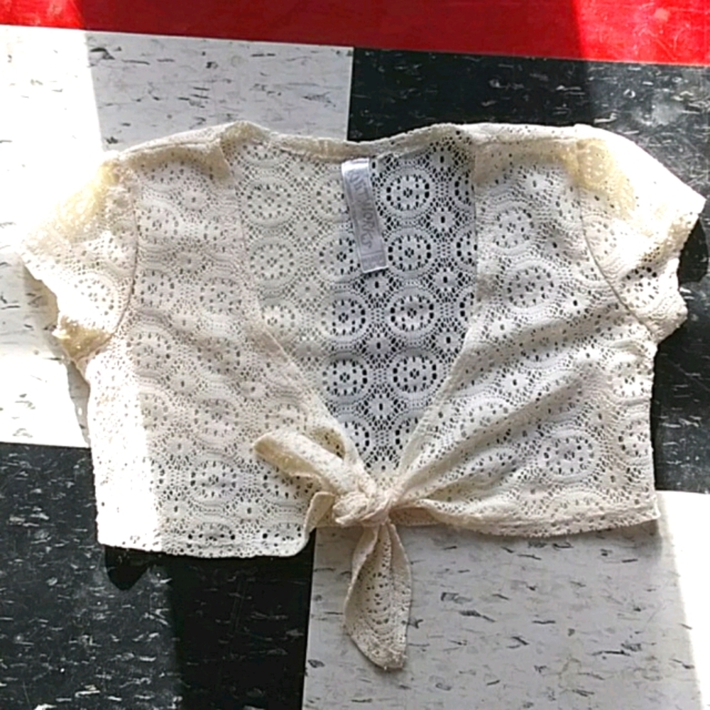 Girls knit wrap